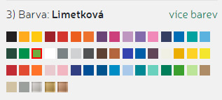 Ľubovoľná farba samolepiek na stenu