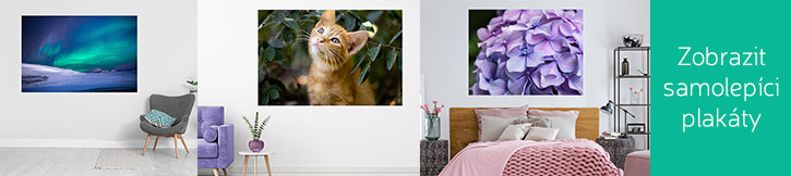 samolepiace plag&aacute;ty na stenu
