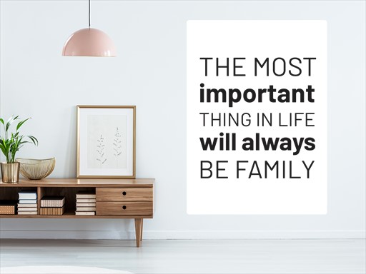 Be Family nápis samolepky na zeď, Be Family texty nálepky na zeď, Be Family text dekorace na zeď, Be Family nápisy samolepící nálepky na zeď