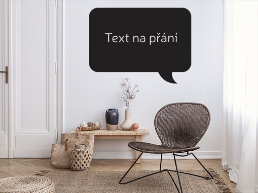 Bublina s textem na přání 1 samolepky na zeď, Bublina s textem na přání 1 nálepky na stěnu, Bublina s textem na přání 1 dekorace na zdi, Bublina s textem na přání 1 tapety na zdi