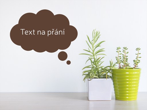 Bublina s textem na přání 3 samolepky na zeď, Bublina s textem na přání 3 nálepky na stěnu, Bublina s textem na přání 3 dekorace na zdi, Bublina s textem na přání 3 tapety na zdi