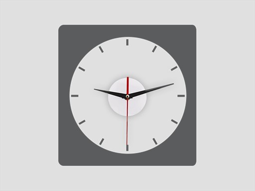 Čtvercové hodiny samolepky na zeď, Čtvercové hodiny nálepky na stěnu, Čtvercové hodiny dekorace na zdi, Čtvercové hodiny tapety na zdi