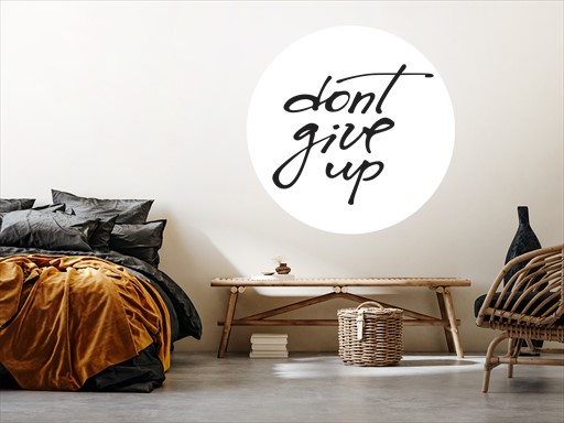 Dont give up nápis samolepky na zeď, Dont give up nálepky na zeď, Dont give up nápis dekorace na zeď, Dont give up samolepící nálepky na zeď