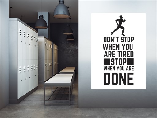 Dont stop nápis samolepky na zeď, Dont stop nálepky na zeď, Dont stop nápis dekorace na zeď, Dont stop samolepící nálepky na zeď