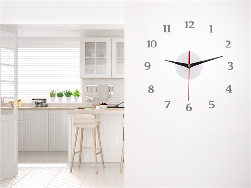 Hodiny s čísly 06 samolepky na zeď, Hodiny s čísly 06 nálepky na stěnu, Hodiny s čísly 06 dekorace na zdi, Hodiny s čísly 06 tapety na zdi