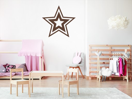 Hvězda 02 samolepky na zeď, Hvězda 02 dekorace na zeď, Hvězda 02 samolepící dekorace na zdi, Hvězda 02 nálepky na stěnu