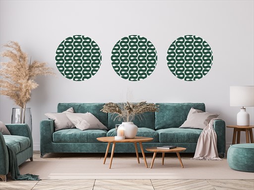 Kruhy s vlnami samolepka na zeď, Kruhy s vlnami nálepky na zeď, Kruhy s vlnami dekorace na stěnu, Kruhy s vlnami samolepící dekor na stěny, Kruhy s vlnami samolepící tapety na zeď