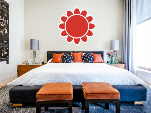 Květina 03 samolepky na zeď, Květina 03 dekorace na zeď, Květina 03 samolepící dekorace na zdi, Květina 03 nálepky na stěnu