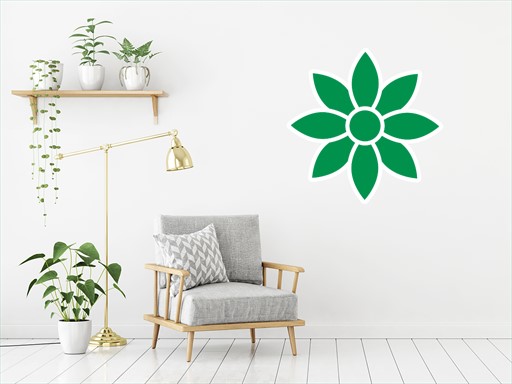 Květina 04 samolepky na zeď, Květina 04 dekorace na zeď, Květina 04 samolepící dekorace na zdi, Květina 04 nálepky na stěnu