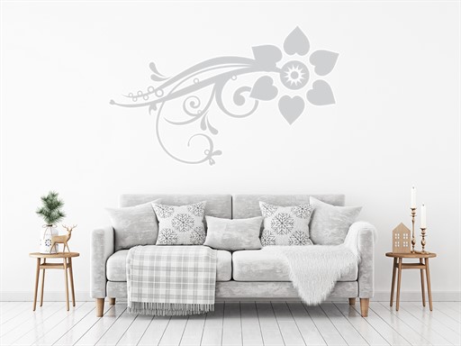 Kvetoucí kometa samolepka na zeď, Kvetoucí kometa nálepky na zeď, Kvetoucí kometa dekorace na stěnu, Kvetoucí kometa samolepící dekor na stěny, Kvetoucí kometa samolepící tapety na zeď