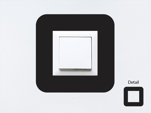 Samolepka pod vypínač zaoblená samolepky na zeď, Samolepka pod vypínač zaoblená nálepky na stěnu, Samolepka pod vypínač zaoblená dekorace na zdi, Samolepka pod vypínač zaoblená tapety na zdi