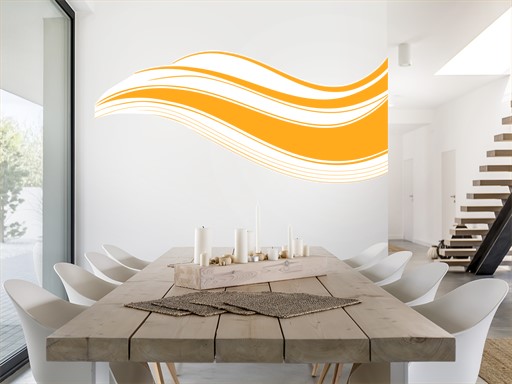 Vlny 01 samolepky na zeď, Vlny 01 dekorace na zeď, Vlny 01 samolepící dekorace na zdi, Vlny 01 nálepky na stěnu
