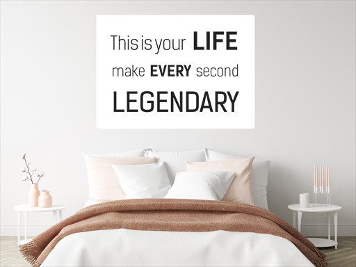 Your life samolepky na zeď, Your life nápis nálepky na stěnu, Your life dekorace na zdi, Your life tapety na zdi