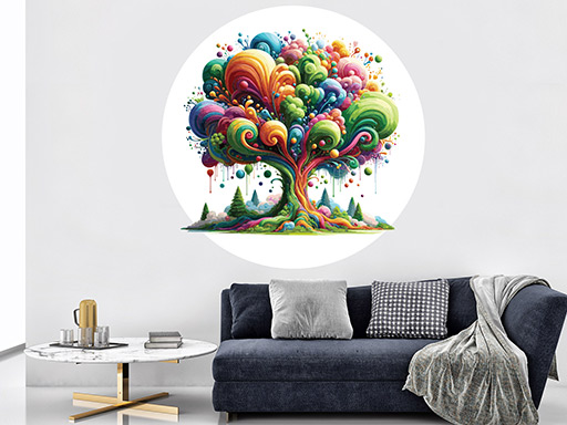 Abstraktná nálepka na stenu s motívom stromu, Abstraktné nálepky na stenu s motívom stromu, Abstraktná dekorácia na stenu s motívom stromu, Abstraktná samolepiaca dekorácia na stenu s motívom stromu, Abstraktná samolepiaca tapeta s motívom stromu