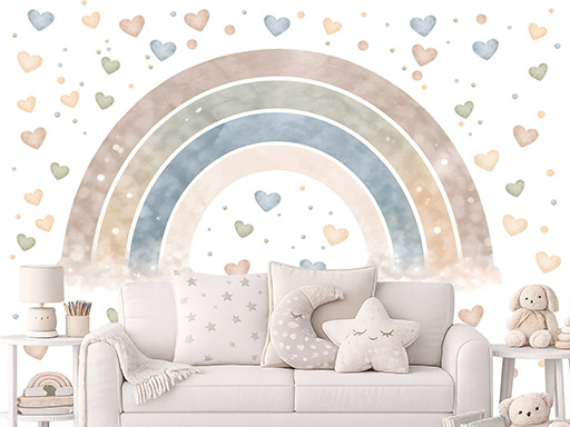 Akvarelová dúha nordic