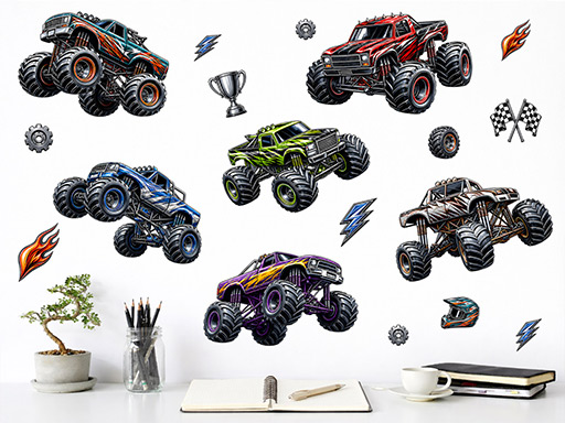 Autá typu monster truck