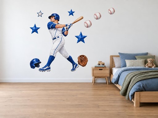 Baseballista při odpalu