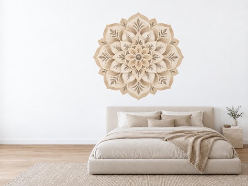 Béžová mandala