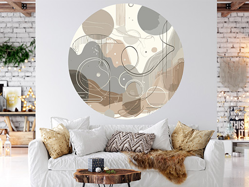 Boho motív samolepky na stenu, Boho motív nálepky na stenu, Boho motív dekorácie na stenu, Boho motív samolepiace nálepky na stenu