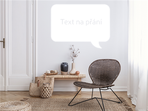 Bublina s textom na prianie 1 samolepky na stenu, Bublina s textom na prianie 1 nálepky na stenu, Bublina s textom na prianie 1 dekorácia na stene, Bublina s textom na prianie 1 tapety na stene