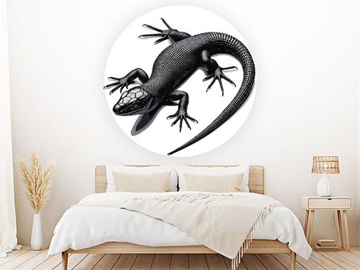 Čierna jašterica samolepka na stenu, Čierna jašterica nálepky na stenu, Čierna jašterica dekorácie na stenu, Čierna jašterica samolepiaci dekor na steny, Čierna jašterica samolepiace tapety na stenu
