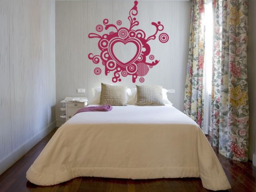 Nálepka na stenu Cool heart, Nálepky na stenu Cool heart, Dekorácia na stenu Cool heart, Samolepiaca dekorácia na stenu Cool heart, Samolepiaca tapeta Cool heart