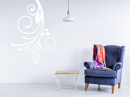 Jemná kvetinová nálepka na stenu, jemné kvetinové nálepky na stenu, jemná kvetinová dekorácia na stenu, jemná kvetinová samolepiaca dekorácia na stenu, jemná kvetinová samolepiaca tapeta