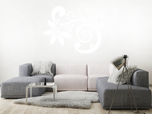 Dekoratívna kvetinová nálepka na stenu, Dekoratívne kvetinové nálepky na stenu, Dekoratívna kvetinová dekorácia na stenu, Dekoratívna kvetinová samolepiaca dekorácia na stenu, Dekoratívna kvetinová samolepiaca tapeta