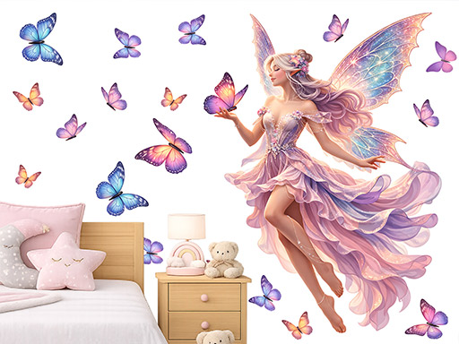 Dievča s motýlikmi