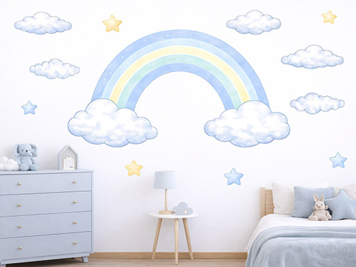 Nálepky na stenu Rainbow pre chlapcov, Samolepky na stenu Rainbow pre chlapcov, Dekorácie na stenu Rainbow pre chlapcov, Nálepky na stenu Rainbow pre chlapcov, Samolepky na stenu Rainbow pre chlapcov