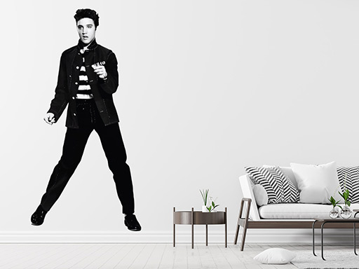 Nálepky na stenu Elvis Presley, dekorácie na stenu Elvis Presley, samolepiace dekorácie na stenu Elvis Presley, nálepky na stenu Elvis Presley