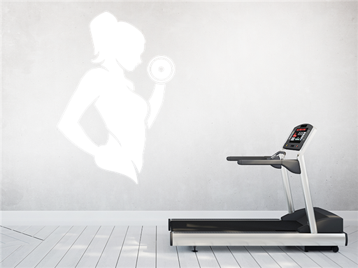 Fitness dievča samolepky na stenu, Fitness dievča dekorácie na stenu, Fitness dievča samolepiace dekorácie na stene, Fitness dievča nálepky na stenu