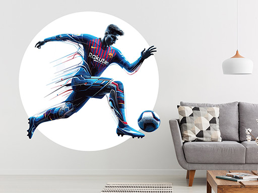 Fotbalista 04 samolepky na zeď, Fotbalista 04 dekorace na zeď, Fotbalista 04 samolepící dekorace na zdi, Fotbalista 04 nálepky na stěnu