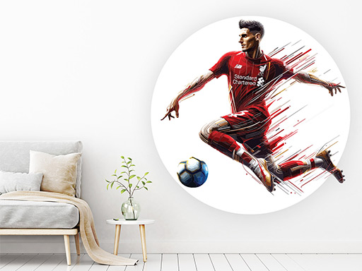 Fotbalista 06 samolepky na zeď, Fotbalista 06 dekorace na zeď, Fotbalista 06 samolepící dekorace na zdi, Fotbalista 06 nálepky na stěnu