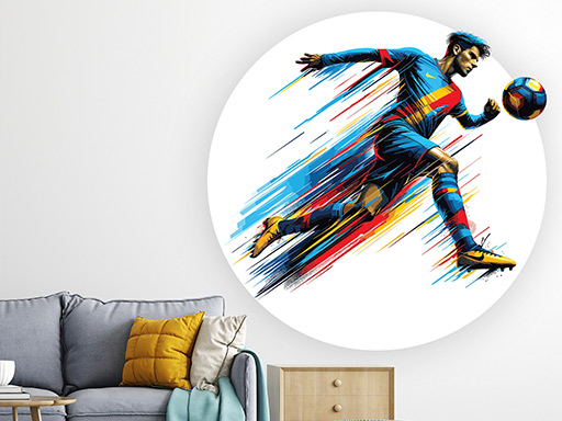Futbalista 09 samolepky na stenu, Futbalista 09 dekorácie na stenu, Futbalista 09 samolepiace dekorácie na stene, Futbalista 09 nálepky na stenu