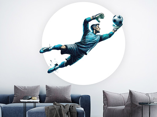 Futbalový brankár 02 samolepky na stenu, Futbalový brankár 02 dekorácie na stenu, Futbalový brankár 02 samolepiace dekorácie na stene, Futbalový brankár 02 nálepky na stenu