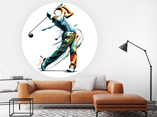Golfista 02 samolepka na zeď, Golfista 02 nálepky na zeď, Golfista 02 dekorace na stěnu, Golfista 02 samolepící dekor na stěny, Golfista 02 samolepící tapety na zeď