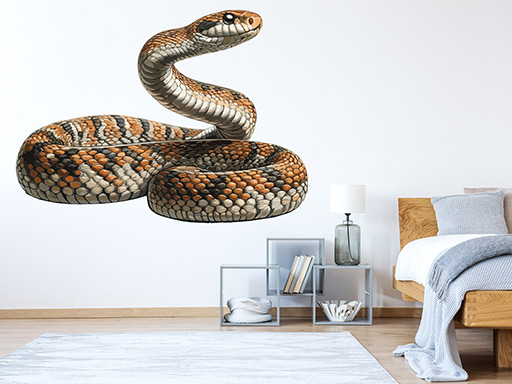 Had samolepky na stenu, Had nálepky na stenu, Had dekorácie na stenu, Had samolepiace nálepky na stenu