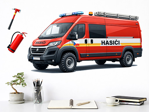 Hasiči dodávka