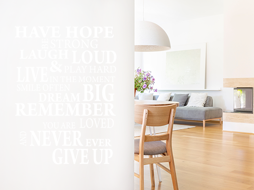 Hope strong nápis samolepky na stenu, Hope strong texty nálepky na stenu, Hope strong text dekorácie na stenu, Hope strong nápisy samolepiace nálepky na stenu