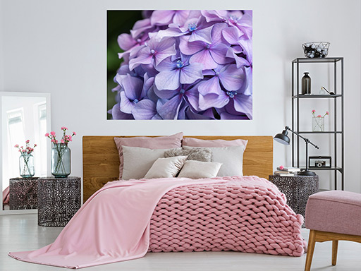 Hortenzie samolepka na stenu, Hortenzie plagát na stenu, Hortenzie plagát dekorácie na stenu, Hortenzie plagát na stenu, Hortenzie plagát na stenu