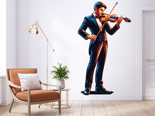 Huslista samolepky na stenu, Huslista nálepky na stenu, Huslista dekorácie na stenu, Huslista samolepiace nálepky na stenu