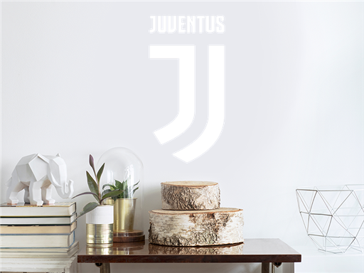 Juventus Turín logo, Juventus nálepky na stenu, Juventus Turín logo na stenu