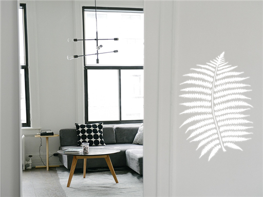 Paprade samolepky na stenu, Paprade nálepky na stenu, Paprade dekorácie na stene, Paprade tapety na stene