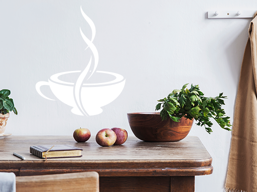 Nálepky na stenu Coffee 02, Dekorácie na stenu Coffee 02, Samolepiace dekorácie na stenu Coffee 02, Nálepky na stenu Coffee 02