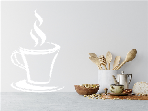 Nálepky na stenu Coffee 03, Dekorácie na stenu Coffee 03, Samolepiace dekorácie na stenu Coffee 03, Nálepky na stenu Coffee 03