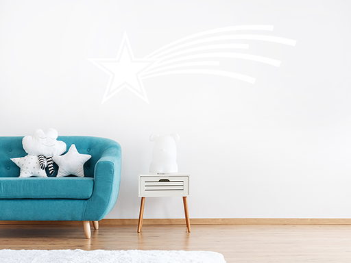 Nálepky na stenu Comet, Dekorácie na stenu Comet, Samolepiace dekorácie na stenu Comet, Nálepky na stenu Comet