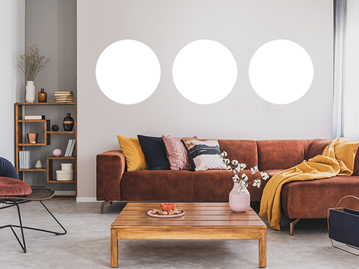 Kruhy motív leopard samolepka na stenu, Kruhy motív leopard nálepka na stenu, Kruhy motív leopard dekorácie na stenu, Kruhy motív leopard tapeta na stenu