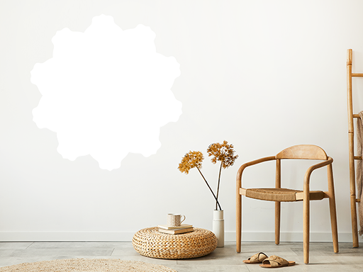 Kvetinová mandala samolepky na stenu, Kvetinová mandala nálepky na stenu, Kvetinová mandala dekorácie na stenu, Kvetinová mandala samolepiace nálepky na stenu