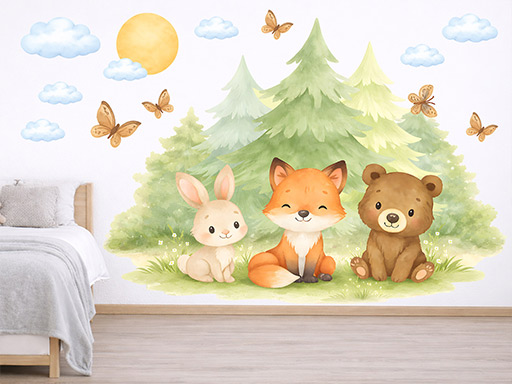 Líška zajačik a medvedík